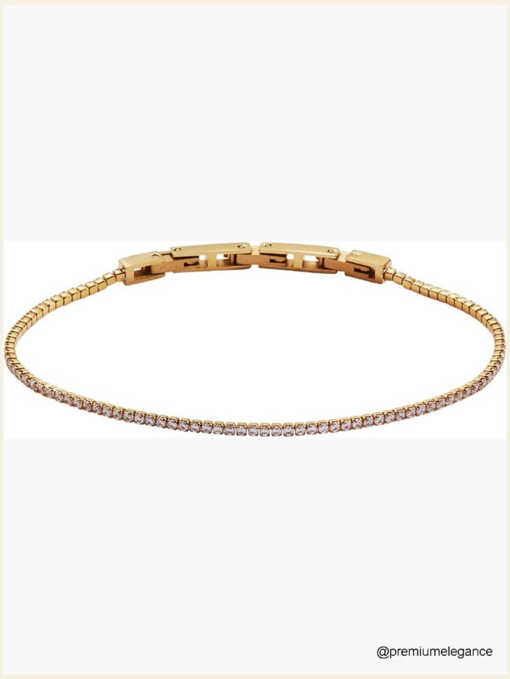 Mini Tennis Bracelet - Adjustable Charm Bracelet
